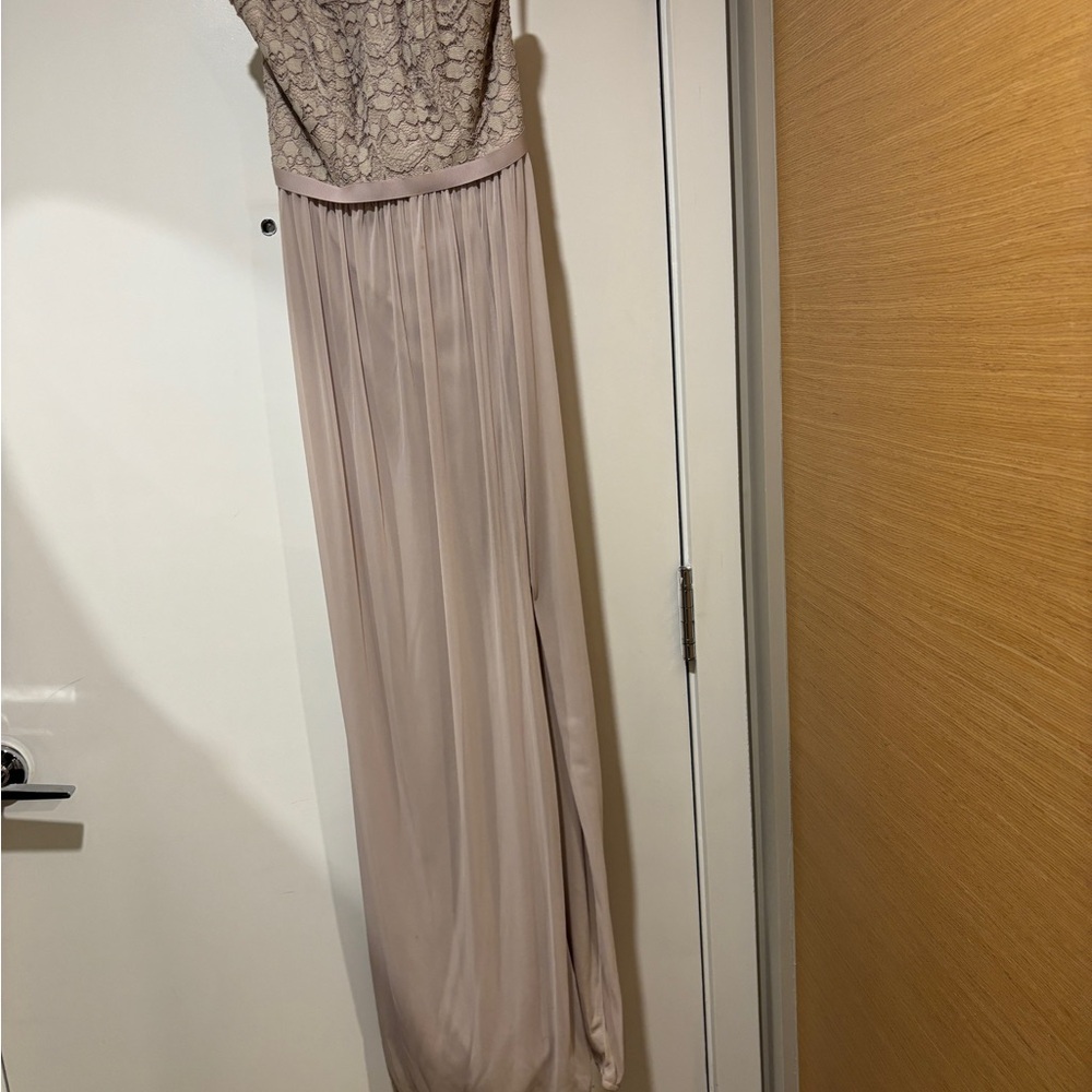 David's Bridal Blush Gown